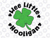 Kids We Little Hooligan Svg, St. Patrick's Day Boys Girl Svg, Patricks Day Quote SVG, St Patricks Saying, Shamrock Svg, Digital Download