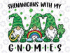 Shenanigans With My Gnomies St Patricks Day Gnome Png, St Patricks Day Gnomes Png,St Patrick's Day Png, Digital Download