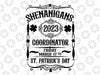 Shenanigans Coordinator 2023 - St. Patrick's Day Svg, Friday March 17th Svg, Digital Download