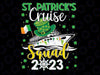 St Patricks Day Cruise Squad 2023 Lucky Irish Family Group Png, Cruise Squad 2023 Png, Custom St. Patricks Day, Shenanigans Png - Cruise Crew Png