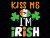 Kiss Me I'm Rish Lucky St. Patrick's Day Funny Svg, Kiss Me I'm Irish Svg, Retro St Patrick's Day Svg, Digital Download