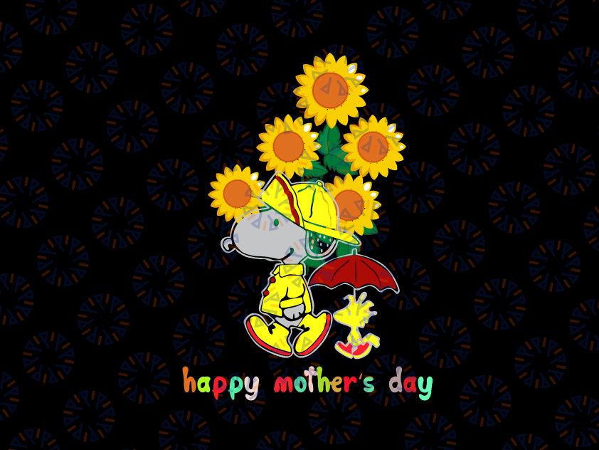 Love mom Snoopy Svg, Happy mothers day, Snoopy Mother's day, Snoopy svg