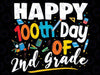 100 Days Of School Teacher Student Svg, 100th Day Of 2nd Grade Svg, Back to School Svg, Digital Download