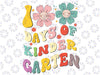 100 Days Of Kindergarten Groovy 100th Day School Teacher kid Svg, Kindergarten School Funny Svg, Digital Download