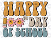 Groovy Teacher 100 Days of School Student Happy Svg, Happy 100 Days svg, Love School, Digital Download