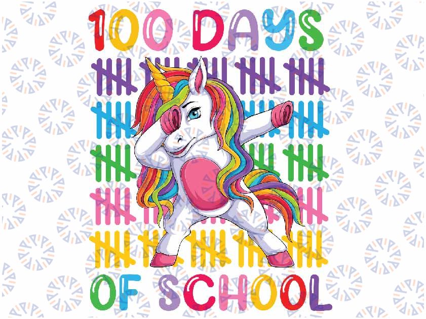 100th Day Teacher Kids Unicorn Svg, 100 Days Of School Smarter Svg, Love School, Digital Download