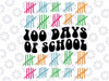 100 Days of School Calculater Stick Svg, 100th Day of School Student Teacher Svg, Digital Download