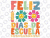 Groovy Feliz 100 Dias De Escuela Svg, Groovy 100 Days Spanish Svg Png, 100 Days Of School Png, Digital Download