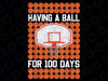 Boys 100 Days Of School Pun 100th Day Sport Png, Love School Png, 100th Days of School Png, Digital Download