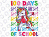 100th Day Teacher Kids Costume Unicorn 100 Days Of School Png, Love School Png, 100th Days of School Png, Digital Download