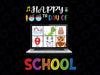 Virtual Teaching PNG, Happy 100th Day of School PNG Teacher , 100 Days of School  digital download