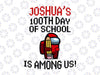 Personalized 100 Days Svg, 100th School Day, Game with Name Svg, 100 Days of School Shirt Design, Character Video Game Svg For Cricut