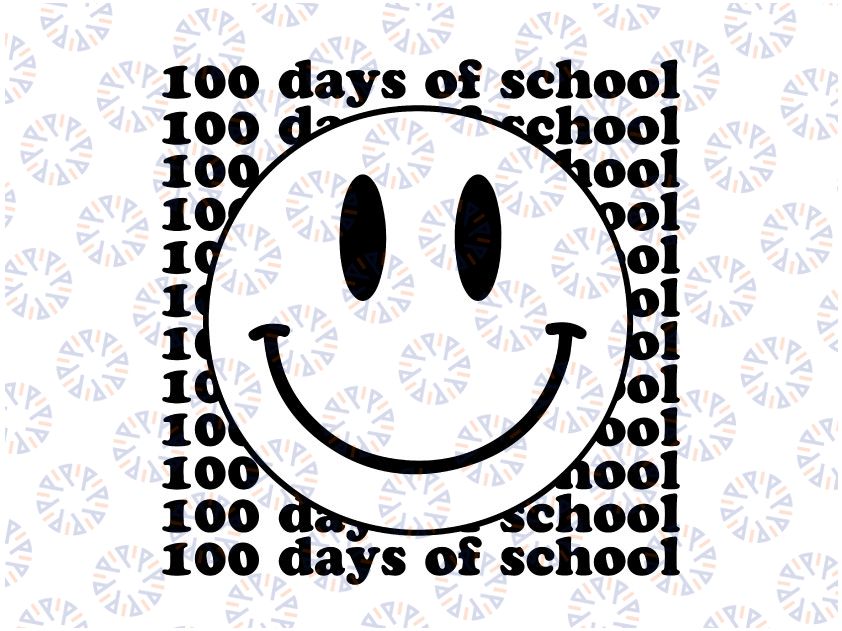 Teacher Svg Png, Happy 100 Days Of School Svg, Smile 100 Magical Days Svg, 100th Day Of School Celebration, Girls 100 Days Of School Svg