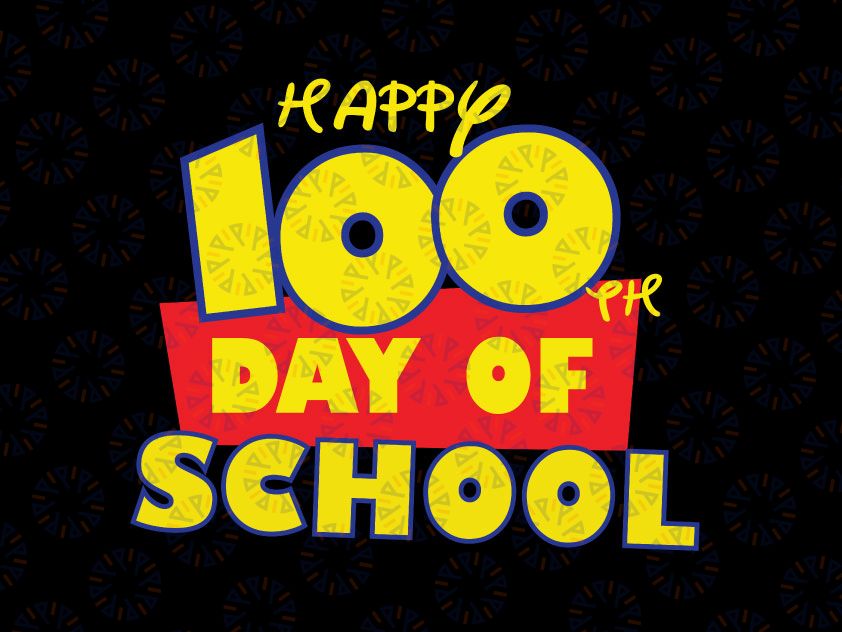 Happy 100th Day of School Svg Png, Teacher Svg, School svg, 100th Day of School, School Cut file, 100 Days of school Svg Png