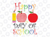 Happy 100th Day Of Preschool Png, Teacher Kids PNG, 100 days of school PNG sublimation