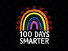 100 Days Smarter Svg Png, 100th Day of School English Teacher Svg, Hearts SVG, 100 Days Smarter Svg, 100th Day of School Svg, Silhouette, Cricut, Cut File