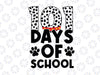 101 Days of School SVG, 101 Days of School Dalmatian SVG, Funny Dalmatian Dab Dog 101 Days of School