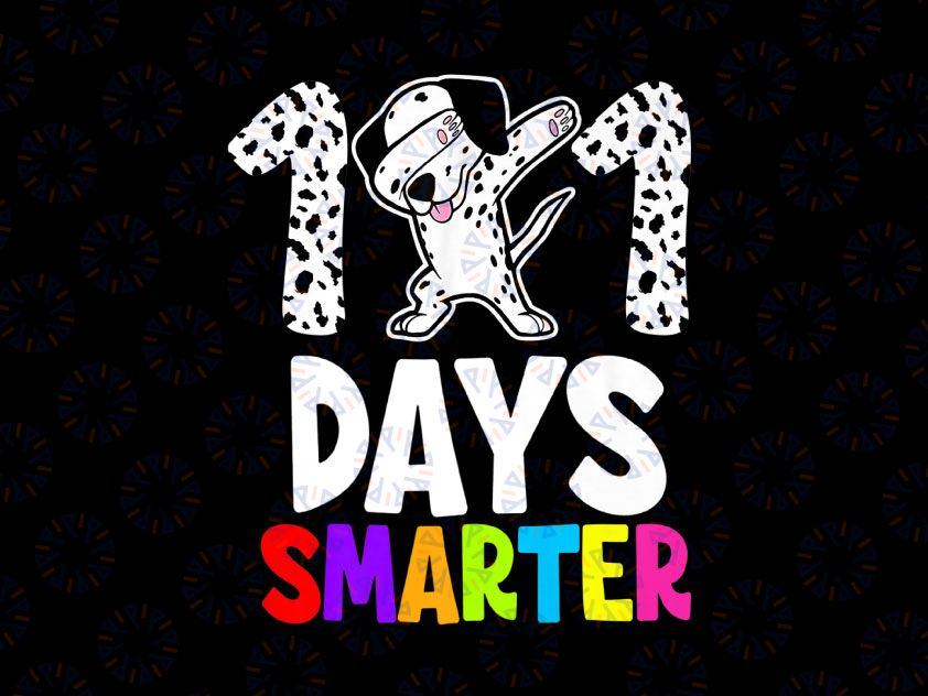 Happy 100th Day Of School Dog PNG, Lover Dalmatian Premium Png, 100th Day Of School Png, Teacher Days, School Png