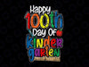 Funny 100th Day Kindergarten PNG, 100 Days Of School Png, Heart, 100th Day, Girl Design, Cute, Teacher PNG