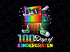 100 Days Of Kindergarten PNG, School Teacher Kids 100th Day Pop It Png, 100th Day of School PNG, Fidget Toy Pop It PNG