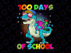 Happy 100th Day of School PNG, 100 Days of School Png, T-Rex Dinosaur Png Files, Kids Shirt Design Sublimation