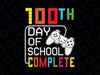 100th Day of School Complete Video Game 100 days of school SVG, 100 days boy shirt SVG, 100 days gamer boy