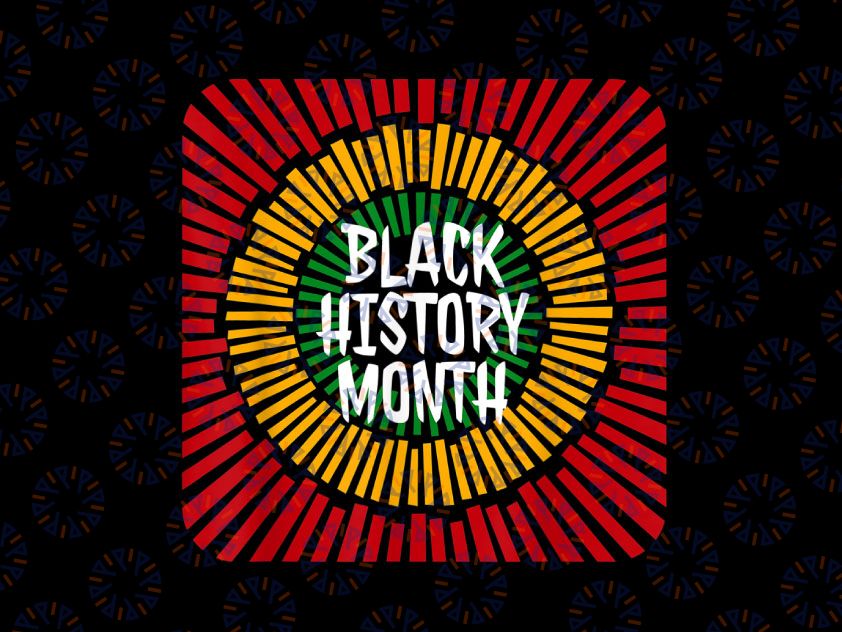 Black History Month PNG, African Sun Flag Color Png, Black History Png, Black Lives Matter Png, Black History Months, Sublimation Design