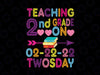 Teaching 2nd Grade On Twosday 2-22-22 Svg Png, Teacher Svg Numerology 2nd Grade Teacher Twosday Numerology Date Shirt Svg, Silhouette, Cricut