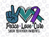Peace love Cure Sublimation Png, Breast Cancer Awareness Png, Breast Cancer Awareness Cure PNG, Digital Download, Peace Love Cure png file