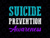 Suicide Prevention Awareness SVG, Suicide Prevention Svg, Feather Ribbon Svg, Suicide Loss Svg, Cricut Cut Files, Silhouette, Svg Dxf Png Jpeg