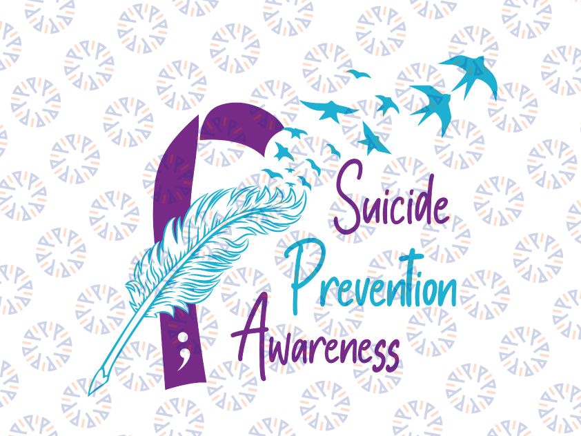Suicide Awareness Ribbon SVG, Suicide Loss Ribbon SVG, Suicide Loss awareness svg,Suicide Loss Ribbon svg,Suicide Ribbon Cure  Digital Cut File