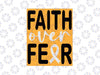 Faith Over Fear SVG, Suicide Prevention Awareness, Breast Cancer SVG, Awareness Ribbon SVG, Cut File, Cricut, Silhouette, Vector, Fight Cancer