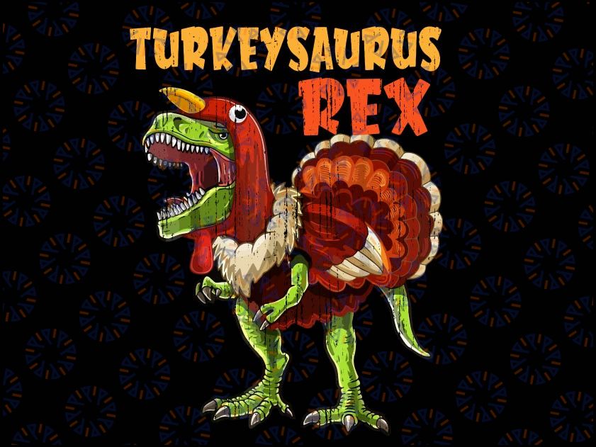 Turkeysaurus Rex Png, Dab Turkey Dino Png, Thanksgiving Dinosaur Rawr Png, Thankful T-rex, Pumpkin Smasher png Png, Pilgrim Autumn Fall Thanksgiving Png