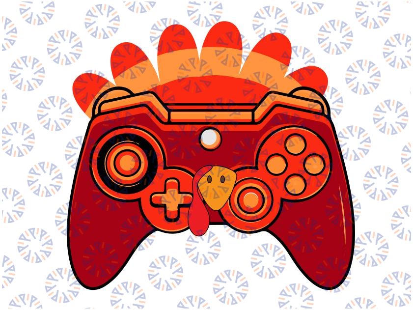 Thanksgiving Gamer Turkey Gaming Controller SVG PNG Happy Thanksgaming, thanksgiving day, turkey