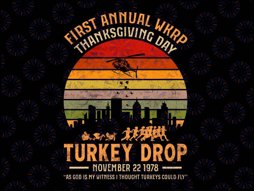 First Annual Wkrp Thanks Giving Day Png, Turkey Drop November 22 1978 Png,As God Is My Witness I Thoght Turkeys Could Fly Png, Thanksgiving Day