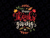 Happy Thanksgiving PNG, Autumn PNG, Fall Leaves png Files Sublimation Digital Download