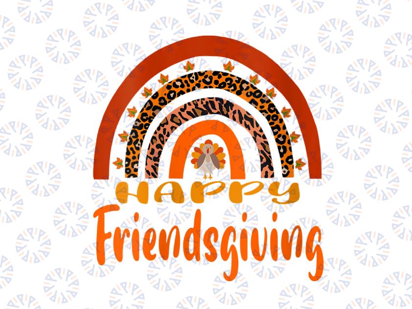 Rainbow PNG, Turkey Png, Leopard Print PNG, Thankful Png, Fall PNG Sublimation Digital Design