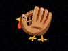 Turkey Baseball Glove PNG, Turkey Baseball PNG, Baseball Thanksgiving PNG, Thanksgiving Png Sublimation Digital Download