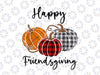 Fall Sign Printable, Happy Thanksgiving PNG, Red Black Plaid Pumpkin - Sublimation Design Digital Download