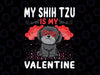 My Shih Tzu Is My Valentine Png, Funny Shih Tzu Valentine's Day Png, Shih Tzu Png, Valentines Day Png, Valentines Gift, Shih Tzu Lover Png