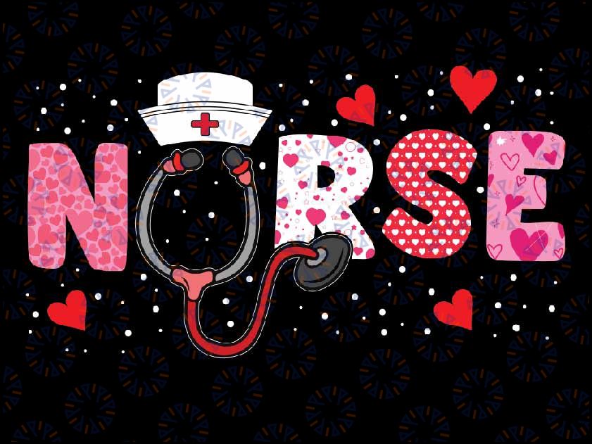 Nurse Valentines Day png, Valentine ER ICU RN Nurses Png, Valentine Valentine's Day Png, Design Digital Download