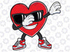 Cool Dabbing Heart Svg, Valentine Day Svg, Dabbing Lover Svg, Heart Svg, Couple Svg, Funny Valentine Svg, Digital Download