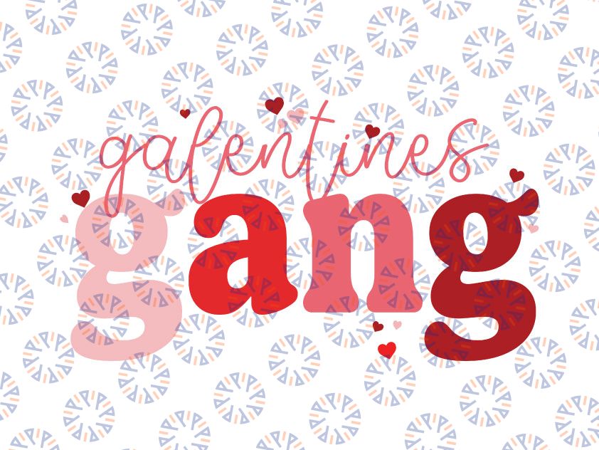 Retro 2022 Valentine's Day Galentines Gang Svg, Galentine Gang Svg Png, Galentines Svg, Funny Valentine Shirt Svg, Valentine Svg, Retro Svg
