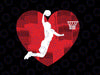 Basketball Valentine Day For Basketball Lover, Sport Players, Basketball Lover PNG, Valentines Basketball PNG, Basketball Valentine