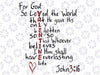 For God So Loved Svg,  Valentine Art Svg, Valentine Lettered Print Sublimation Valentine Day, Digital Download