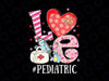 Cute Heart Stethoscope Pediatric Png, Nurse Lover Valentines Day Png Pediatric Nurse Png , Peds Nurse Png , Nurse Appreciation Png