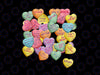 Vintage Candy Conversation Hearts for Anti Valentine's Day PNG, Candy Hearts, Valentine's Clipart, Heart Candies, Cute Hearts, PNG