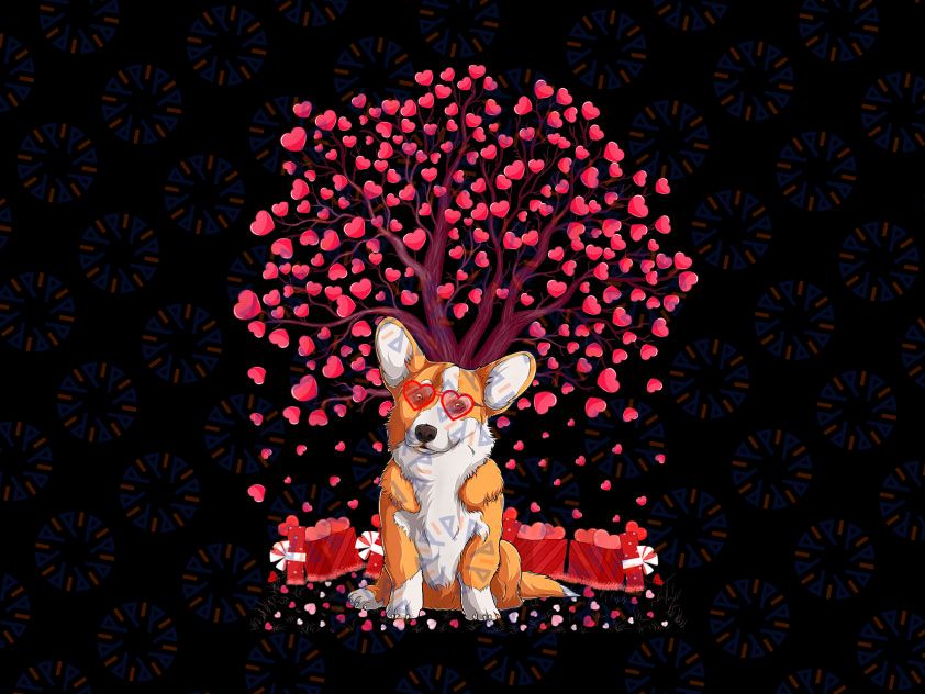 Corgi Dog Lover Png, Funny Corgi Valentine's Day PNG, Corgi Heart Valentines Day Png, Valentine Gift Png, Dog Lover Gifts, February 14