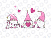 Valentine Svg Clipart Gnomes Hearts Svg, Valentine sublimation svg  Design, Scandinavian Gnome Svg, i love you svg, Dxf, Eps, Png heart svg