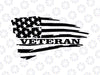 Distressed American Veteran Flag Digital Cut File - Digital Files - Flag Veteran SVG - DXF - Flag EPS - png - Veteran Flag Vector Clipart Veteran Day